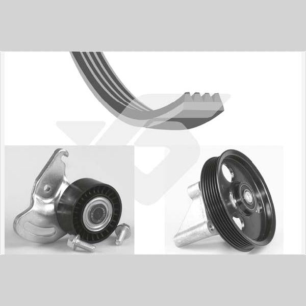HUTCHINSON HUKHV169 V-Ribbed Belt Set