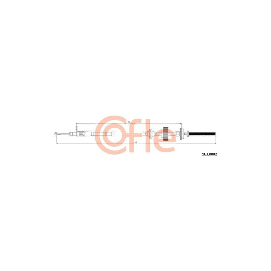 Cofle 92.1E.Lr002 Hand Brake Cable for Land Rover Range Rover III (L322)