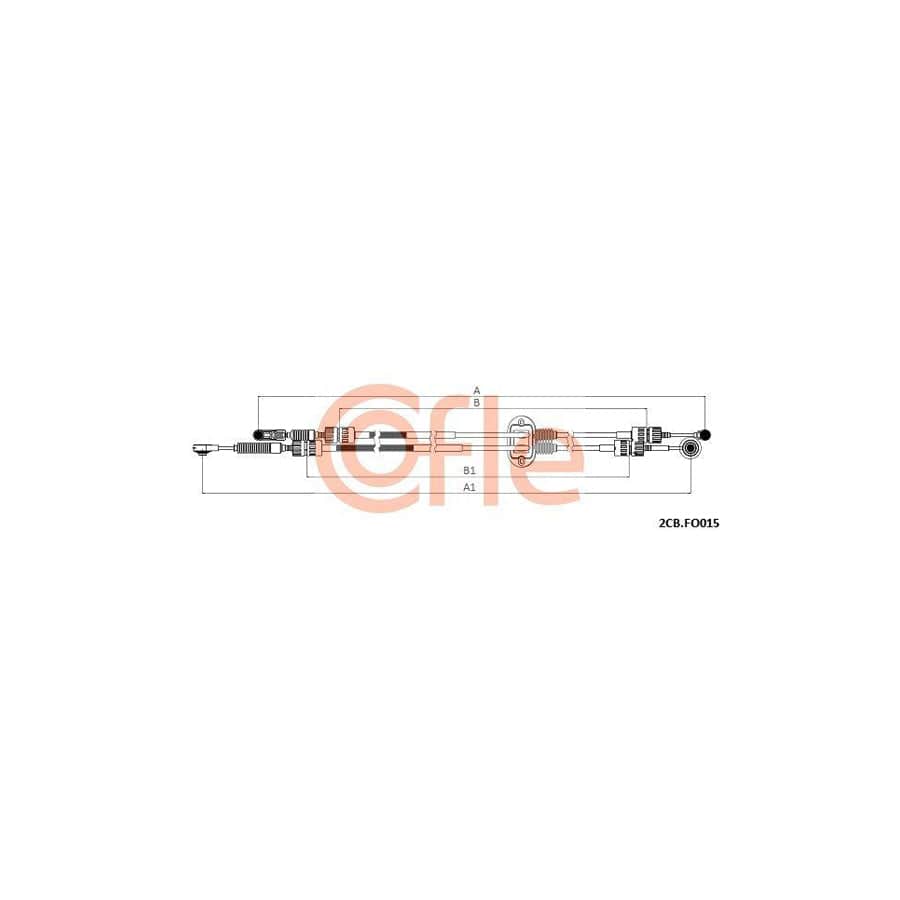 Cofle 2Cb.Fo015 Cable, Manual Transmission for Ford Focus C-Max (Dm2)