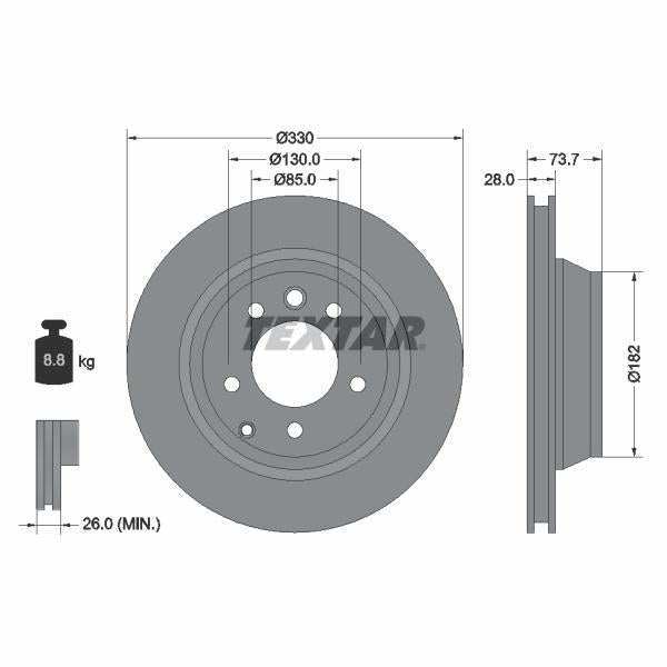 AUTOFREN SEINSA D7-556C Brake Caliper Guide Sleeve Kit