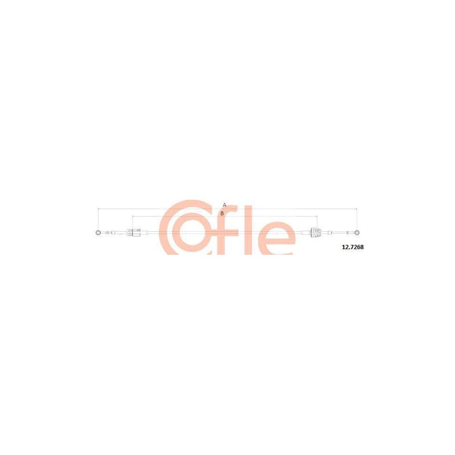 Cofle 92.12.7268 Cable, Manual Transmission