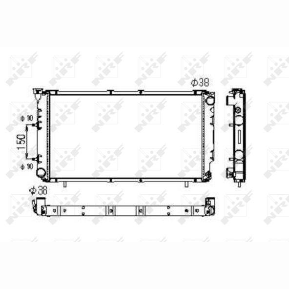 NRF NRF516671 Engine Radiator