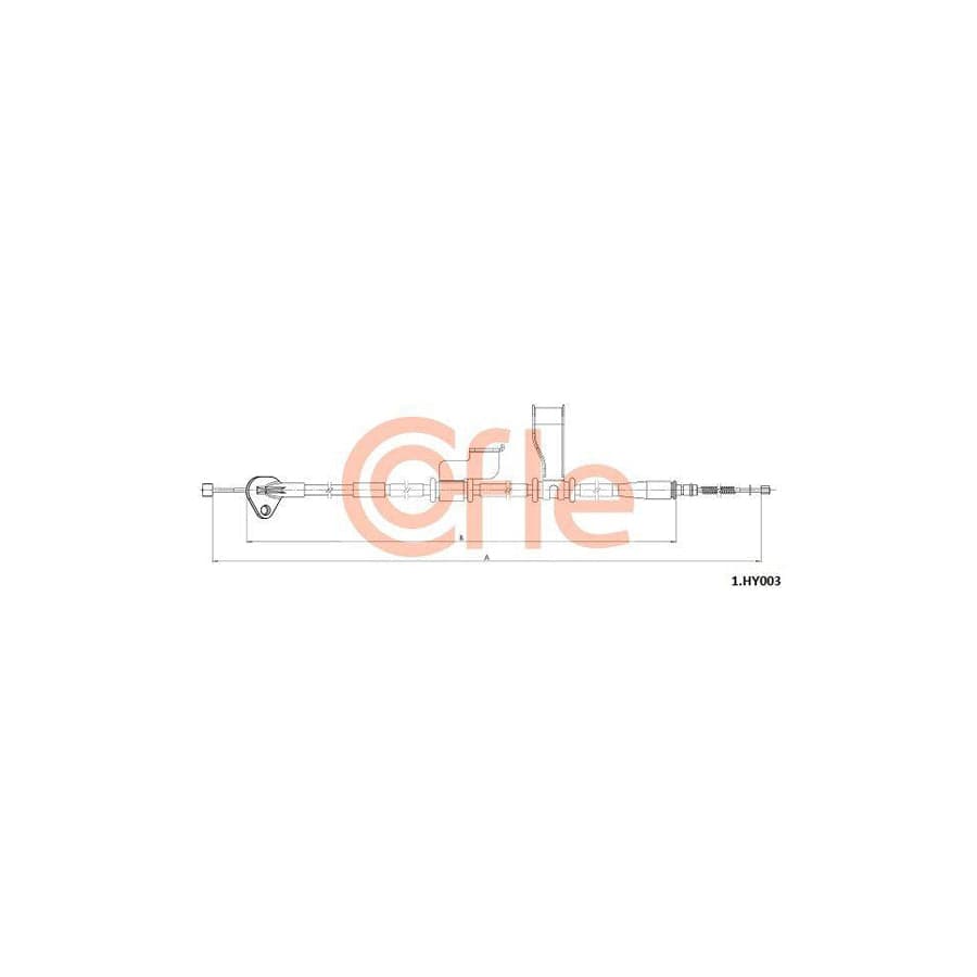 Cofle Bh.Lr005 Brake Hose for Land Rover Range Rover III (L322)