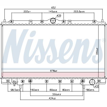 NISSENS NIS62867 Engine Radiator