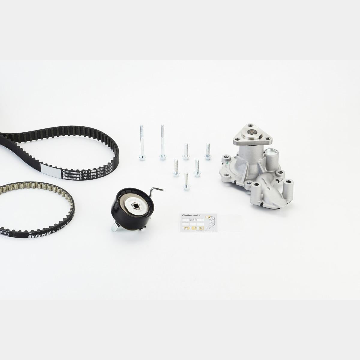 CONTITECH CT1189WP2PRO Water Pump & Timing Belt Kit