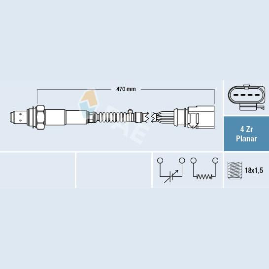 FAE AE77402 Lambda Sensor