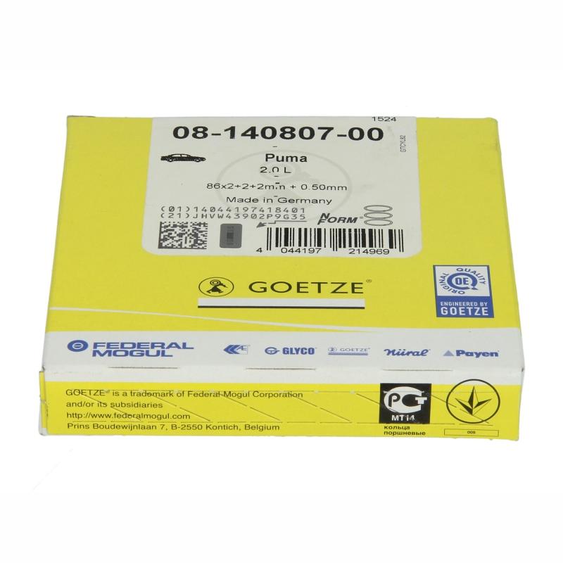 GOETZE 08-140807-00 Piston Ring Kit