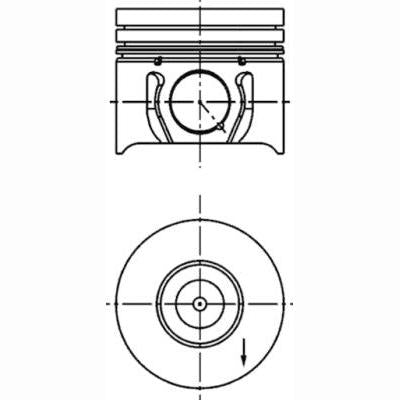 KOLBENSCHMIDT 40173610 Piston