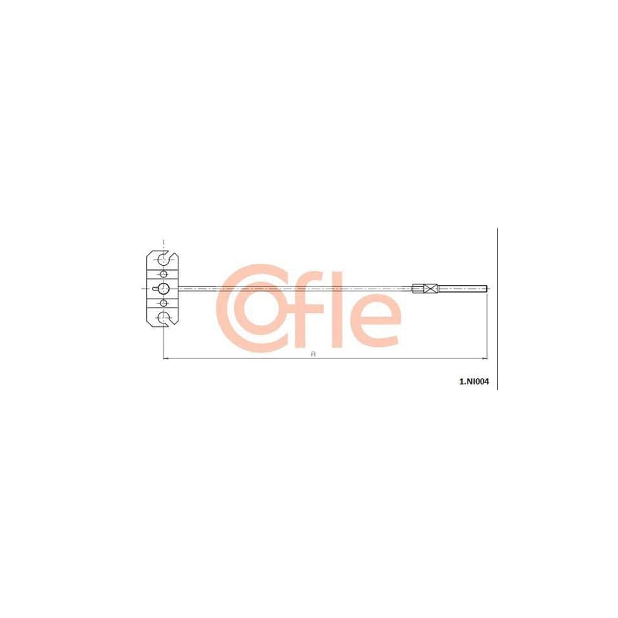Cofle Bh.Ni003 Brake Hose