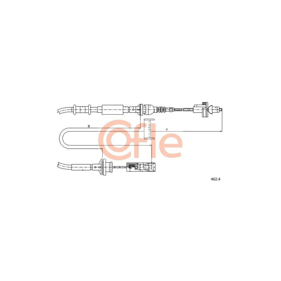 Cofle Bh.Bw033 Brake Hose