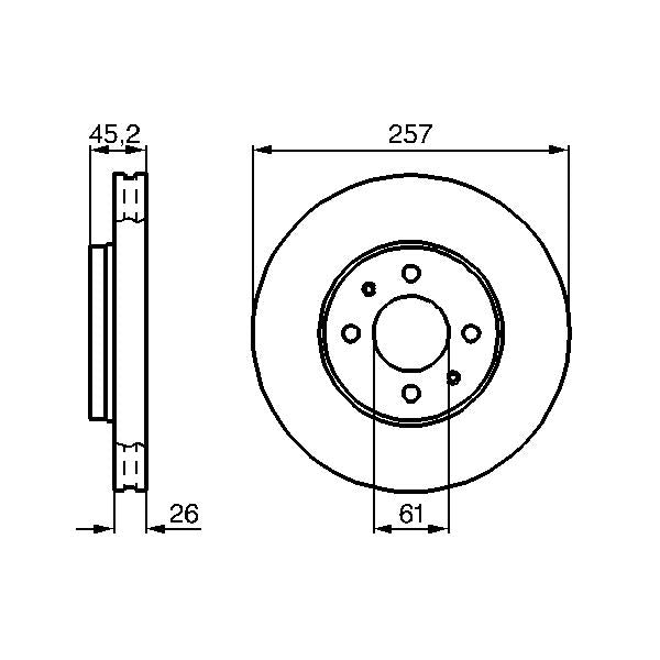 WABCO 9617222587 Parking Brake Valve