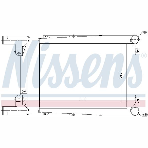 NISSENS NIS97074 Charge Air Cooler