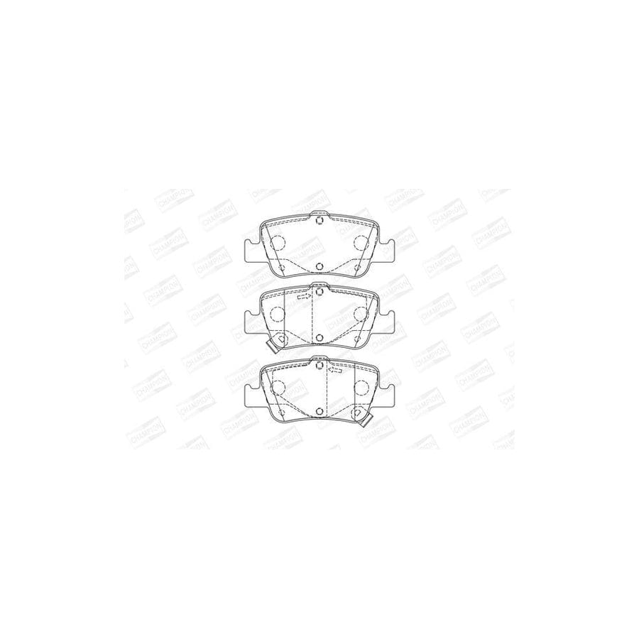 Champion 572601Ch Brake Pad Set