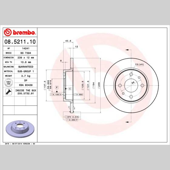 KNORR K021521K50 Air Compressor Repair Kit