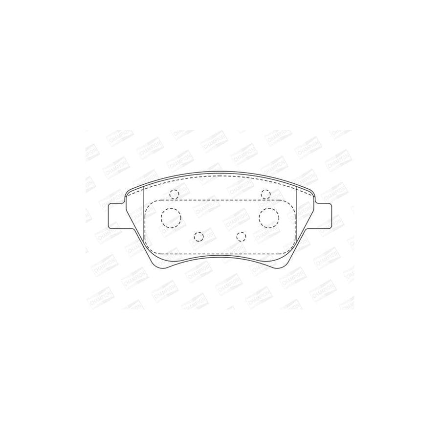Champion 573124Ch Brake Pad Set