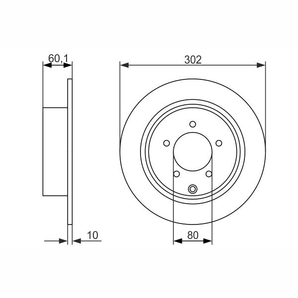 WABCO 9617231077 Parking Brake Valve