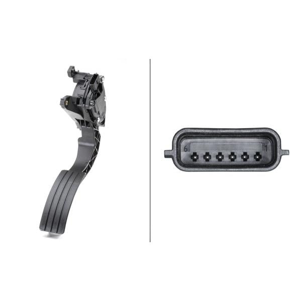 HELLA 978-731 Accelerator Pedal Position Sensor