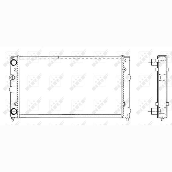 NRF NRF519501 Engine Radiator