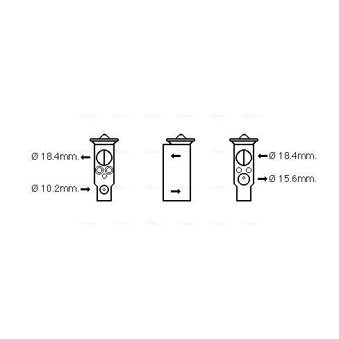AVA COOLING SZ1131AVA Air Conditioning Expansion Valve