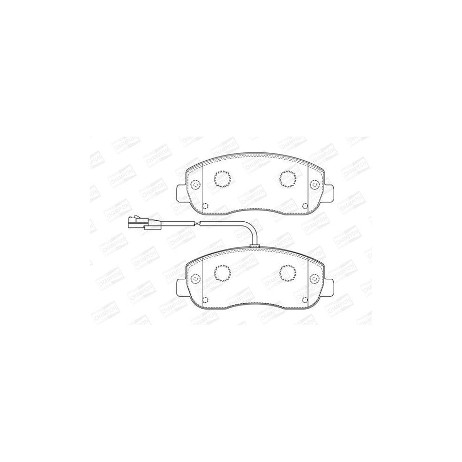 Champion 573357Ch Brake Pad Set