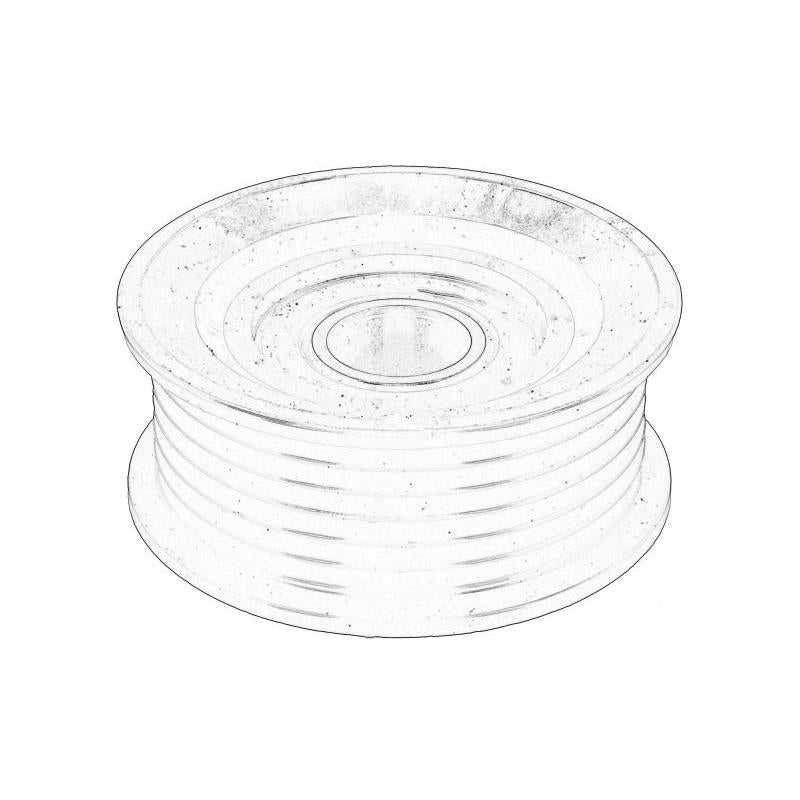 OE CHRYSLER 04627851AA V-Ribbed Belt Deflection/Guide Pulley