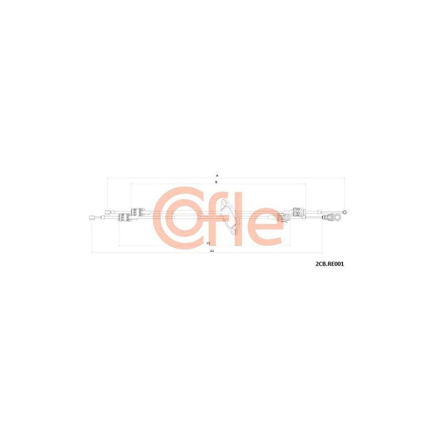 Cofle 92.2Cb.Re001 Cable, Manual Transmission for Renault Master