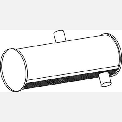 DINEX DIN80329 Centre/Rear Muffler