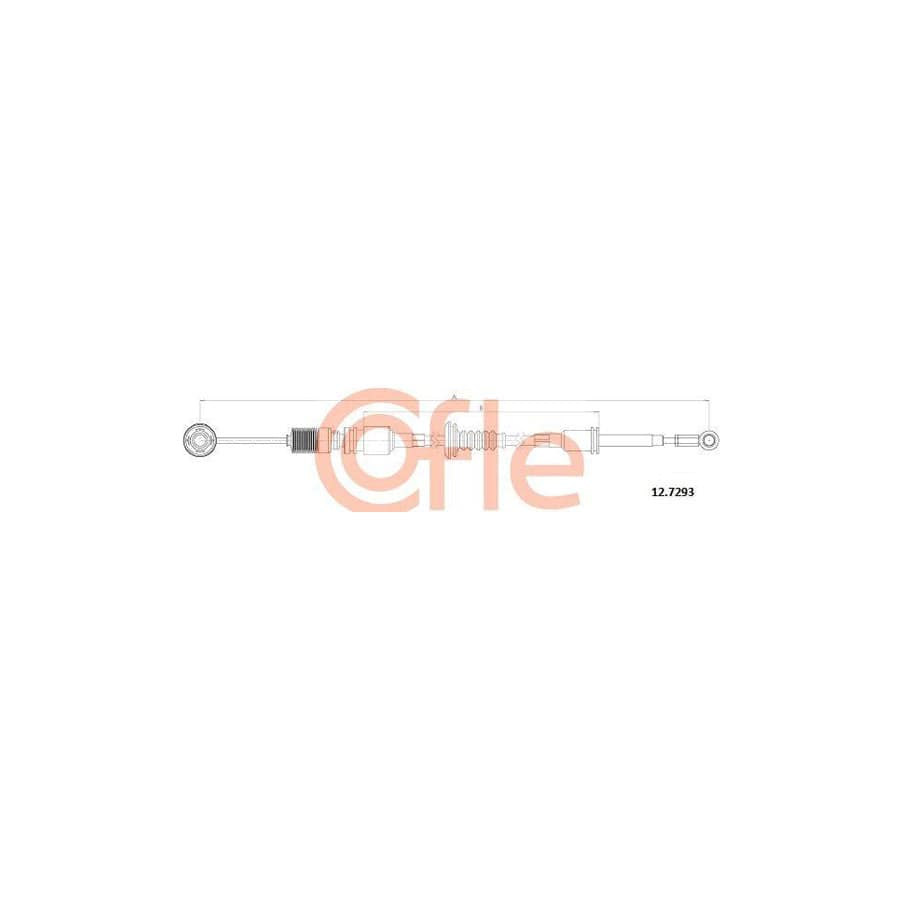 Cofle 92.12.7293 Cable, Manual Transmission for Iveco Daily