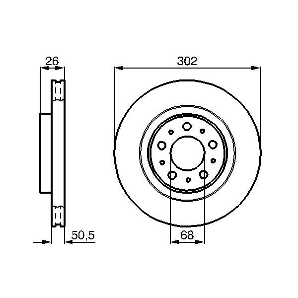 WABCO 9617222510 Parking Brake Valve