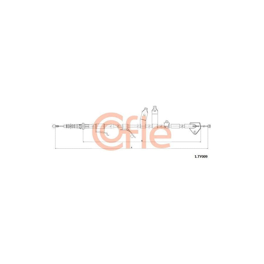 Cofle Bh.Pe006 Brake Hose for Peugeot 206