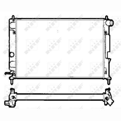NRF NRF58290 Engine Radiator