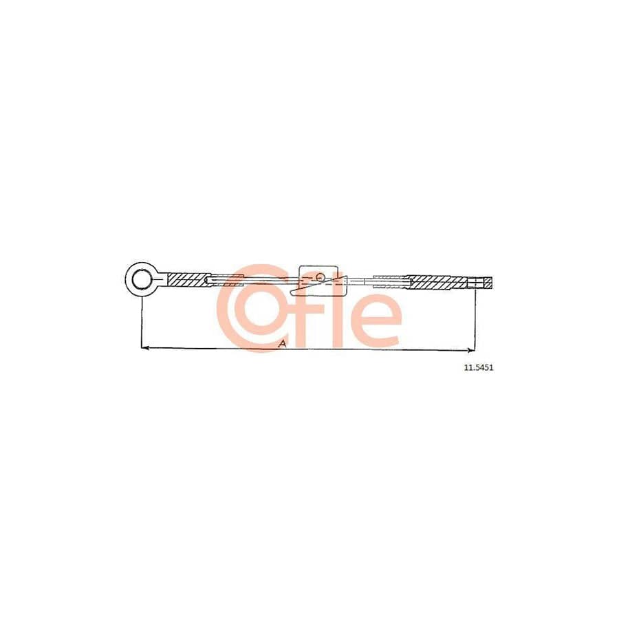 Cofle 11.5451 Hand Brake Cable