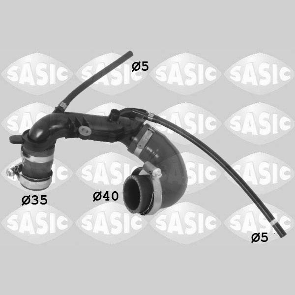 SASIC SAS3334001 Charge Air Hose