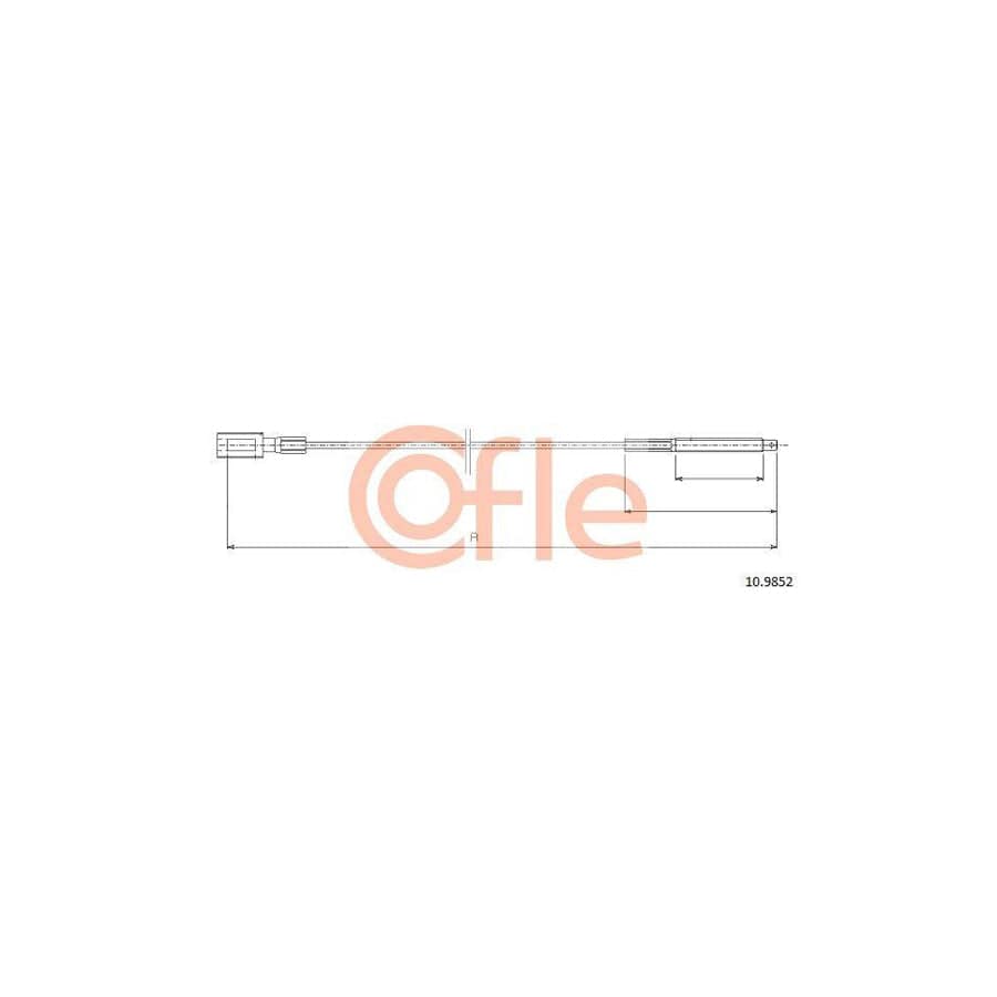 Cofle 10.9852 Hand Brake Cable