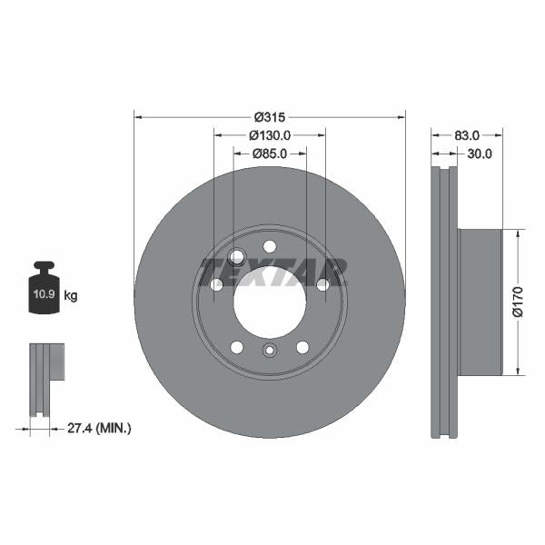 AUTOFREN SEINSA D7-199C Brake Caliper Guide Sleeve Kit