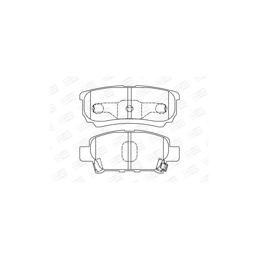 Champion 572547Ch Brake Pad Set
