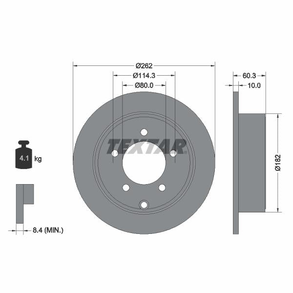 WABCO 8977506502 Brake Caliper Guide Bellow