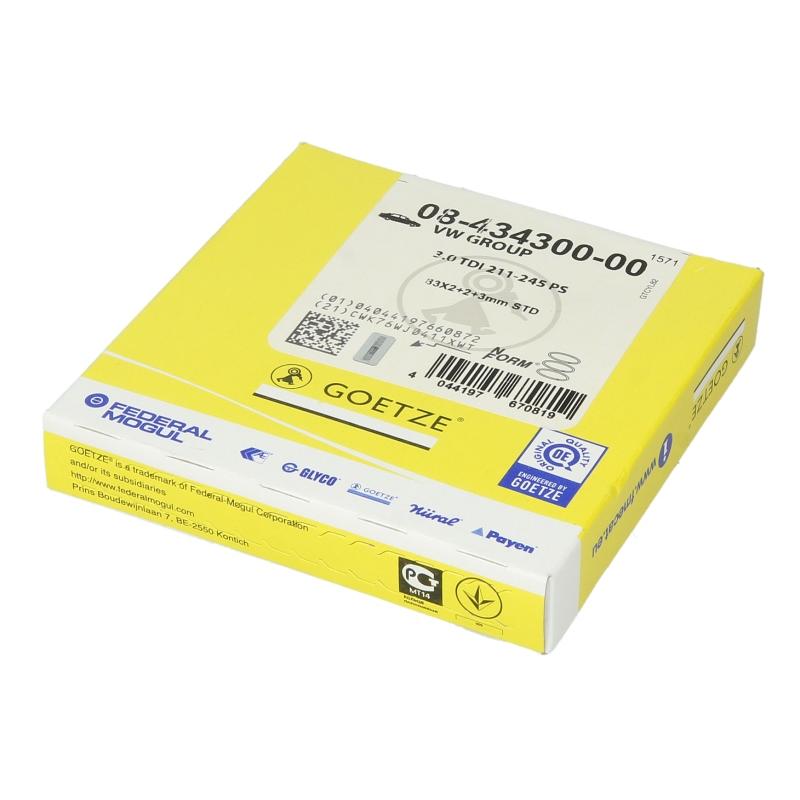 GOETZE 08-434300-00 Piston Ring Kit
