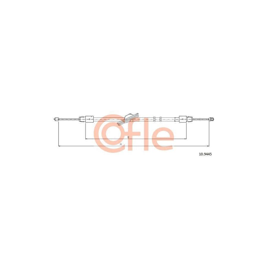 Cofle 92.10.9445 Hand Brake Cable