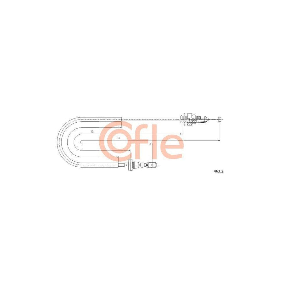 Cofle Bh.Bw036 Brake Hose for BMW 3 Series