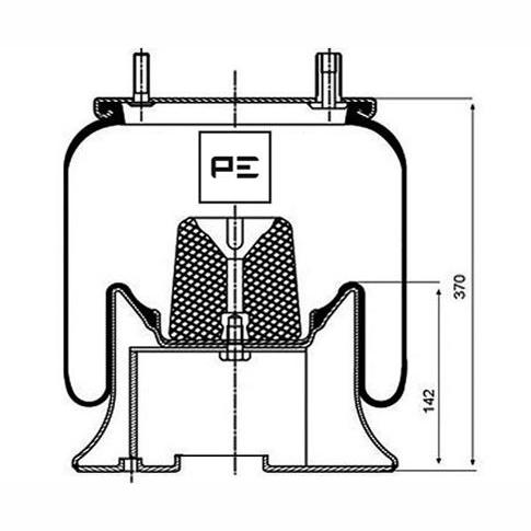 PETERS 084.181-71 Air Suspension Bellow