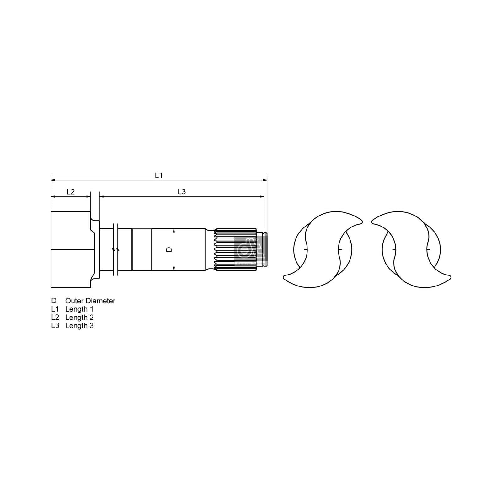 AUGER AUG53584 Brake Shoe Sleeve Repair Kit
