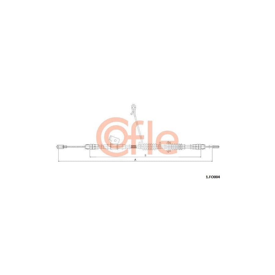 Cofle Bh.Ki001 Brake Hose