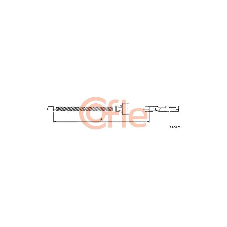 Cofle 11.5471 Hand Brake Cable for Ford Ecosport Mk2
