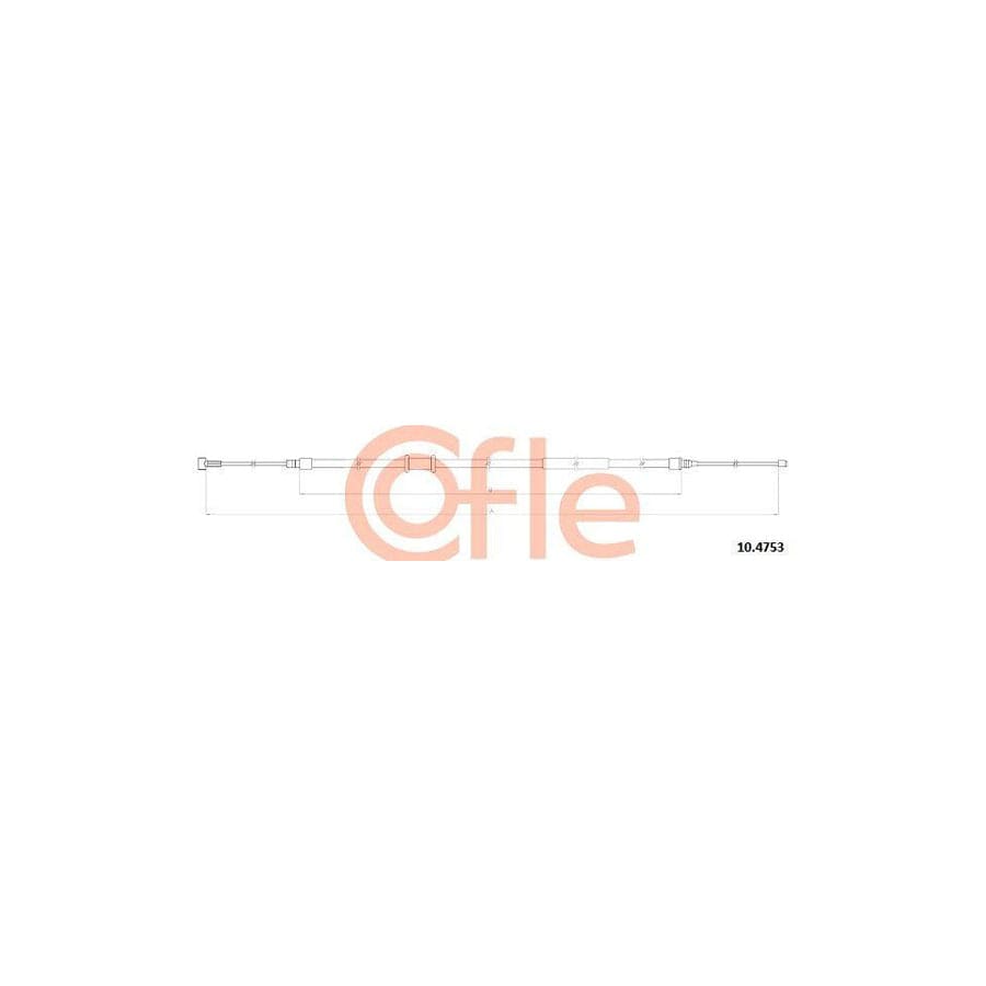 Cofle 10.4753 Hand Brake Cable