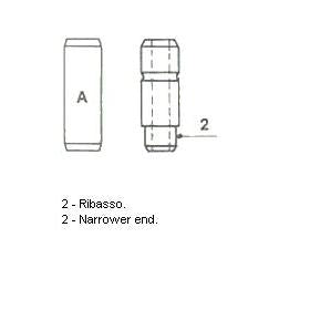 METELLI Jan-01 Valve Guide