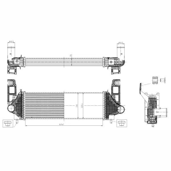 NRF NRF309058 Intercooler