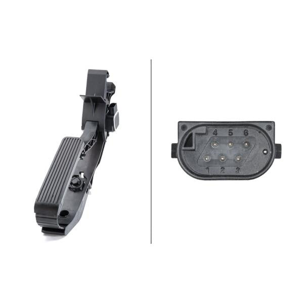 HELLA 946-481 Accelerator Pedal Position Sensor