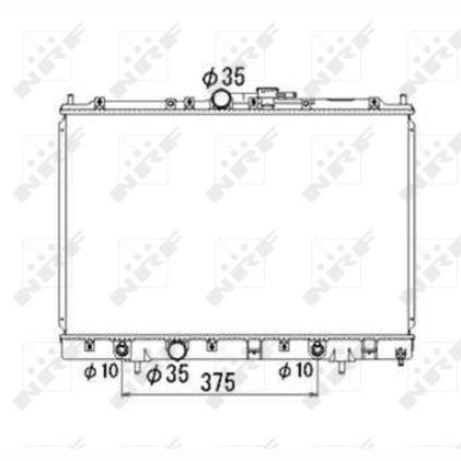 NRF NRF53686 Engine Radiator