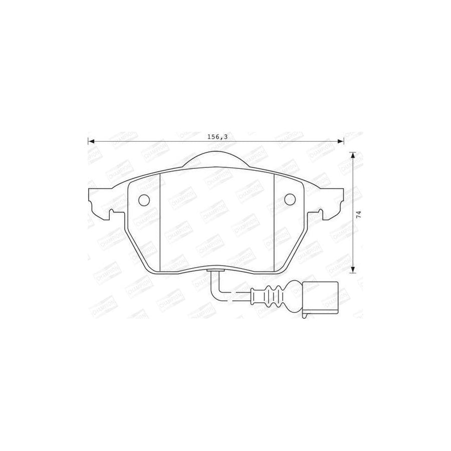 Champion 571984Ch Brake Pad Set